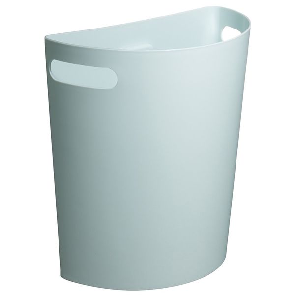 Isetou Wall Mounted Trash Can Blue I-525 W 11.2 x D 6.4 x H 12.6 inches (284 x 163 x 320 mm)