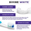 Divine White Dual-Action Stain Removal Aligner/Retainer Cleaner and Teeth Whitening Foam- Hydrogen Peroxide-Good for Invisalign, ClearCorrect, SmileDirectClub, Candid, Byte -Oral Care-Foam Toothpaste