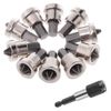 JENAKI Drywall Screw Setter Sheetrock Dimpler Bit Set + Quick Change Bit Holder