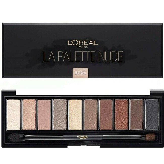 L'Oréal Paris LA Palette Nude Symphony of 10 Nude Eyeshadows (02 Beige | 7g) NEW