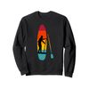 Stand Up Paddleboard SUP Sunset Colors Graphic Sweatshirt