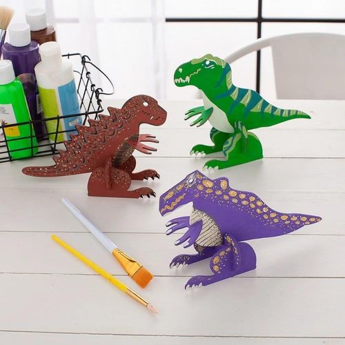 Dyo Wood 3D Dinosaur Puzzles - Crafts for Kids and Fun Home Activities