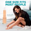 Homergy Hammer Toe Straightener Corrector Splint - 4 Broken Toe Wraps, Brace Orthopedic Separator, Cushioned Bandages, Heal Wrap Toe Straighteners for Crooked Toes, Align Hallux Valgus (Beige)
