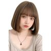 Brightlele hf1447-KB/M Bob Wig, Full Wig, Short, Natural, Inner Color, Short Bob, Gradient