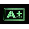 Night Ops Blood Group ID Patch (A POS (A+))
