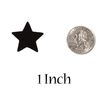 Playfully Ever After 1 Inch 140pc Stiff Felt Stars (White)