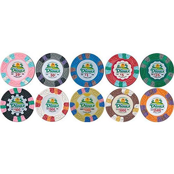 Dunes Commemorative Poker CHIP Set (10)