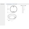 TecNiq 2pk Amber 4" Round Flashing Strobe Warning Grommet Mount LED Lights