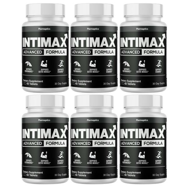 Intimax Advanced Formula For Male Stamina, Performance Support - 6 Bottles