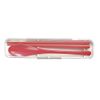 Vario 4512951106732 Lunch Spoon & Chopsticks Red