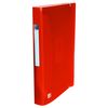Oxford, Accordion Folder A4+, Translucent Plastic Cover, 13 Pockets, Red