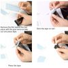 Hair Extension Tape Tabs,60 Pcs Double Sided Adhesive Human Hair Tape for Replacement, 4 x 0.8cm
