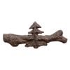 BLACK FOREST DECOR Cast Iron Pine Tree Pull