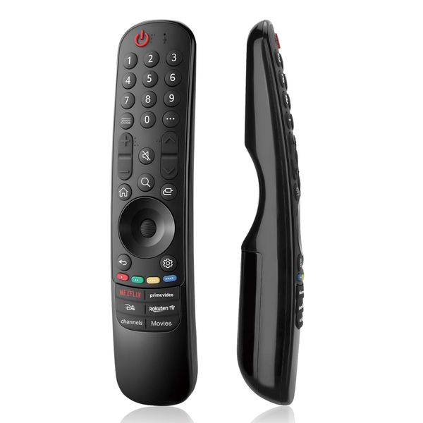 Replacement for LG Magic Remote, Universal Remote Control Compatible with Many LG Smart TV OLED QNED NanoCell 4K Models (No Voice/No Pointer Function) - Easy Setup