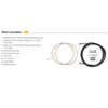 Jagwire PCK409 Pro Mountain Brake Cable Kit, Stealth Black, TU EU