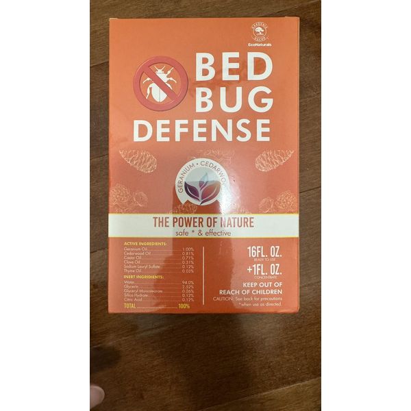 All Natural Bed Bug Spray -Non-Toxic Bed Bug Killer Exp 1/23/27