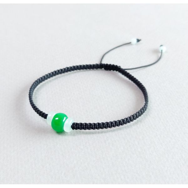 [Charm Bracelet] Jade Green Jade White Jade Knot Bracelet