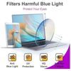 Chunky Square Blue Light Blocking Glasses Crystal Clear Frame Eyeglasses