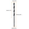 sourcing map 10pcs Brad Point Drill Bits 3mm Precise Cutting with Brad Point Tip for Woods