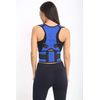 Posture Corrector Deluxe, Magnetic, Adjustable Straps, Neoprene, Four Colours (Small, Blue)