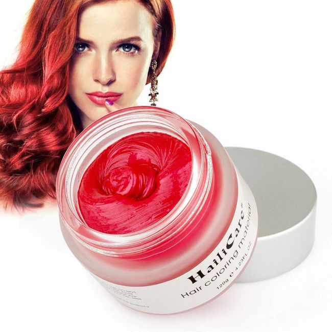 Hailicare Hair Color Wax, Red, 4.23oz