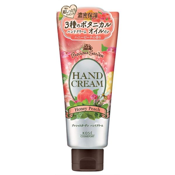 Kose Cosmeport Precious Garden Hand Cream 70g - Honey Peach (Green Tea Set)