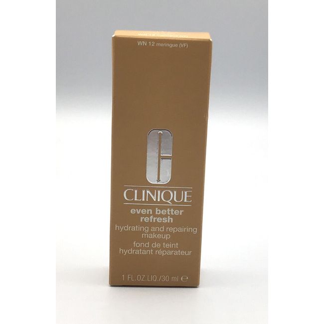 CLINIQUE ~ EVEN BETTER REFRESH REPAIRING MAKEUP ~ WN12 MERINGUE VF ~ 1 OZ BOXED