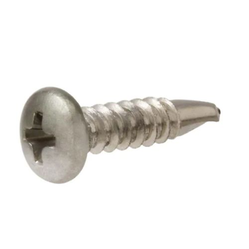 Everbilt #8 x 1-1/2 in. Phillips Pan Head Zinc Plated Sheet Metal Screws 50-Pack