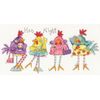 Bothy Threads Counted Cross Stitch Kit - Hen Night