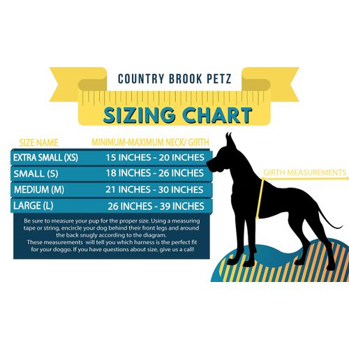 Country Brook Petz - Summer Pines Step-in Dog Harness - Country and Western Collection with 3 Rustic Designs (1/2 Inch, Extra Small)