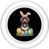German Shorthaired Pointer Dog with Bunny Ears Easter Eggs PopSockets PopGrip for MagSafe