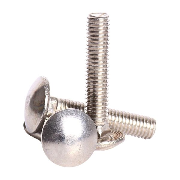 A2 Stainless Steel Coach Bolts Cup Square Carriage Bolt Screws DIN 603 M10 x 90-10 Pack