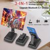 Cell Phone Stand with Wireless Bluetooth Speaker HD Surround Sound