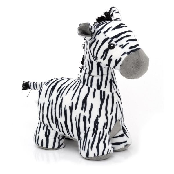 Carousel Home Novelty Animal Doorstop Fabric Door Stop | Wildlife Safari Jungle Animal Door Stop | Decorative Weighted Animal Door Stopper - Zebra