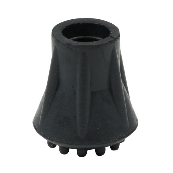 Lifeswonderful - 16mm (5/8") Bell Shaped Studded Rubber Ferrules Walking Stick Tips C-Type - 4 Pieces