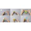clover Pom Maker Set-4/Pkg, ABS Resin, Polypropylene and Stainless Steel, Multicolor, 4 Pack
