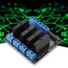 Solid State Relay, 4-Channel 5V Solid State Relay DC to AC Solid State Relay Module High Level Trigger with Fuse 2A