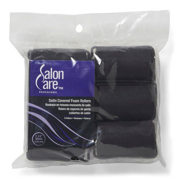 Salon Care Satin Foam Roller 1 1/2 Inch