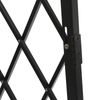 Security Gate Rolling Barricade Single Folding Doors Scissor Gate with Padlock