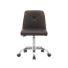VERSA Nail Technician Stool Adjustable Height 18" to 24", Coffee