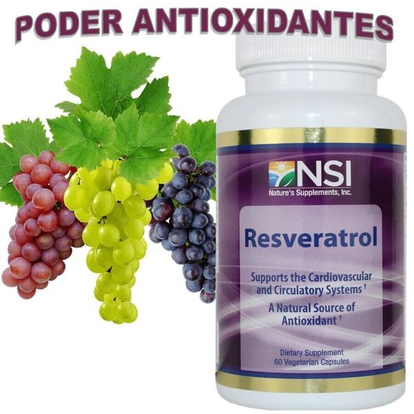 RESVERATROL 100% Natural  con Poder Antioxidantes
