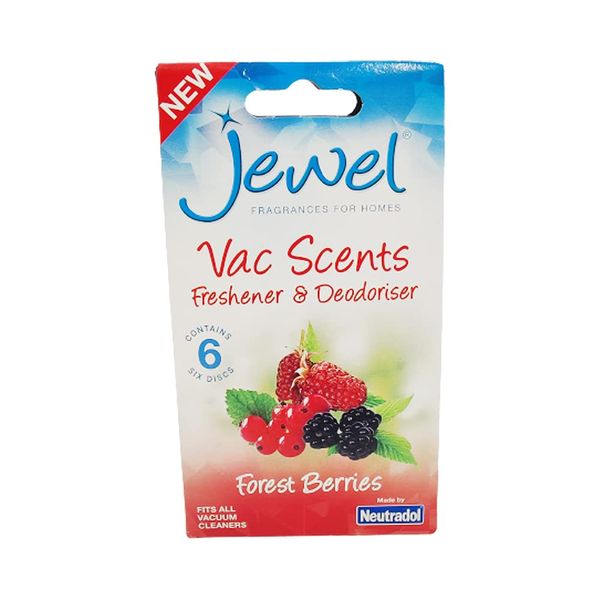 St@llion Jewel Vac Disc Freshener & Deodoriser Home Office Cleanliness Fresh Fragrance Vac Fits Vacuum Cleaner Pet Lovers Fits All Hoover Disc, Forest Berries (Pack of 1)