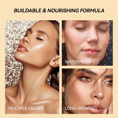Body Glitter Stick,Illuminante Viso,Roll-on Body Glitter Gel,Chameleon Color Changing Glitter Highlight Cream for Body Face Hair, Rainbow Glitter Makeup,Sparkling Body Lotion for Festival Party