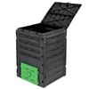 120 Gal Garden Compost Bin with Top Lid Fast Composting Waste Bin for Kitchen 