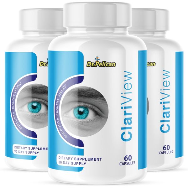 ClariView- Eye Support- 3 Bottles- 180 Capsules