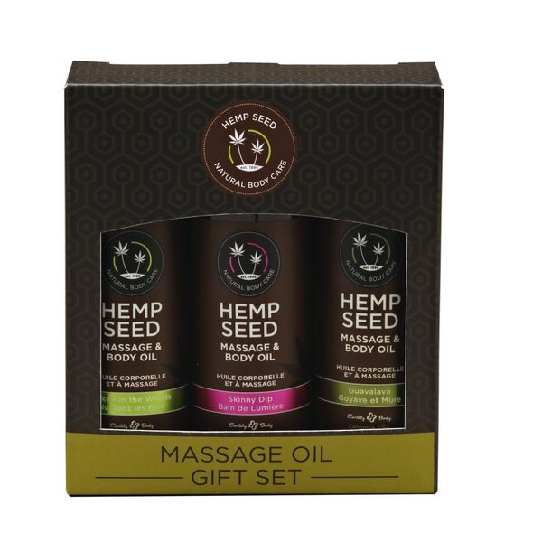 Earthly Body Massage Oil Gift Set Box