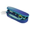 Herlitz Pencil Case Dip Dye Blue/Turquoise, blue, Casual