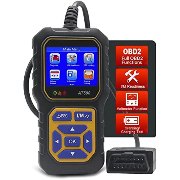 Majesun Car OBD2 Scanner Diagnostic Tool - Enhanced Live Data & Check Engine Code Reader for All Vehicles After 1996, EOBD/OBD2 Scanner for Cars & Trucks