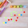 Toddmomy 500pcs Counters Counting Chips Bingo Chips Counting Discs Markers Transparent Counters for Kids Math (Random Color)