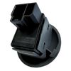 SWITCHDOCTOR Rear Passenger Window Switch and Bezel Set for with 2002-2008 Dodge Ram (Gray)